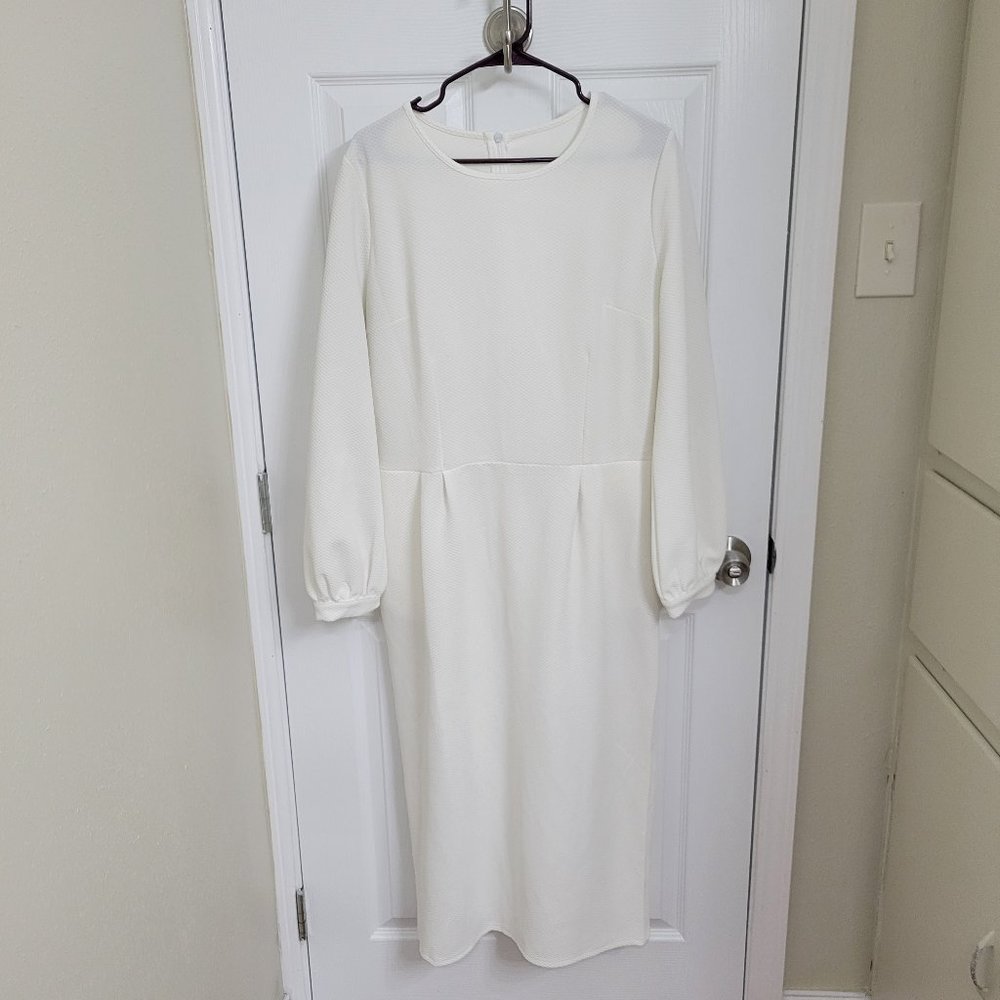 Women's XL Textured Usher's Dress
